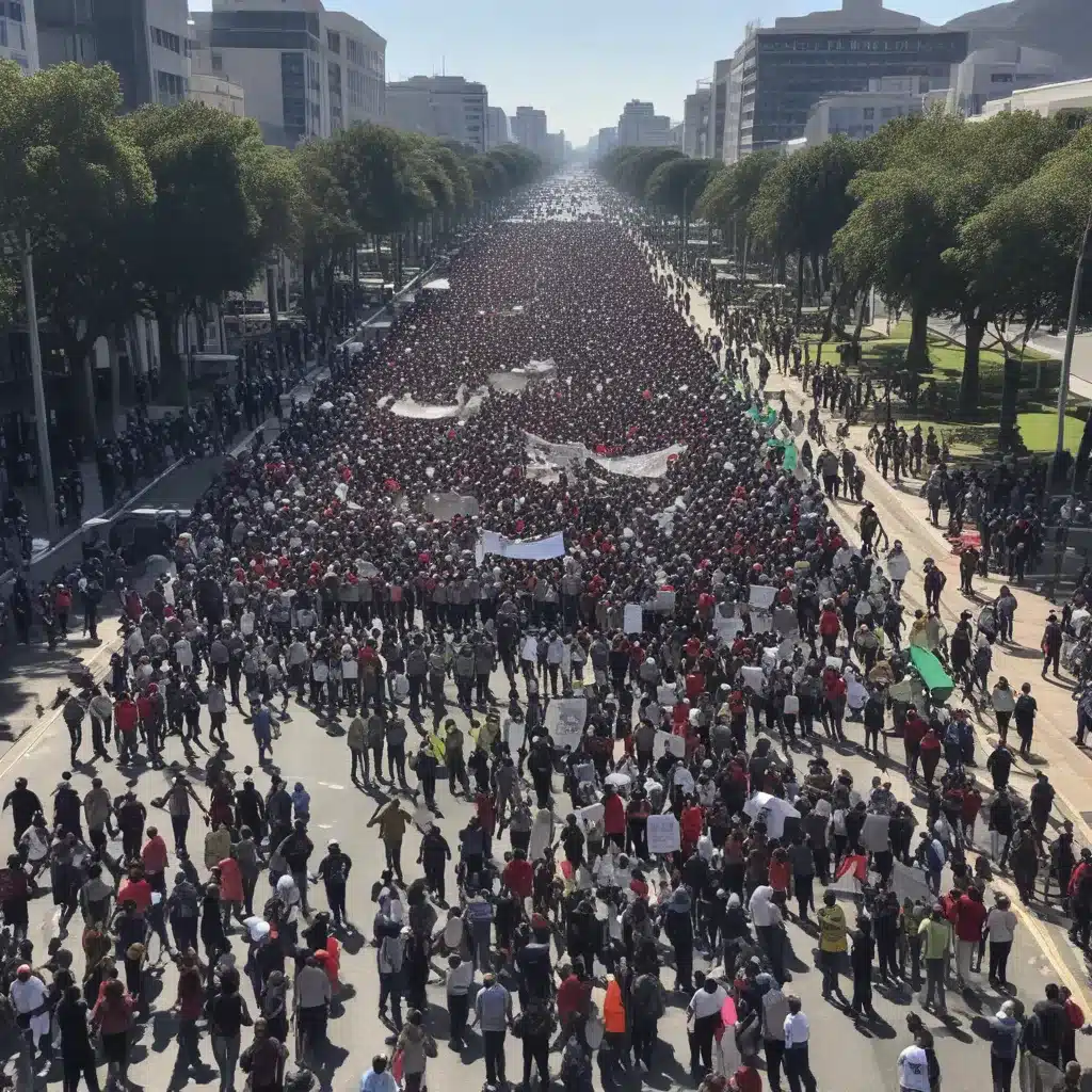 Cape Town protesters block busy road, demanding services …